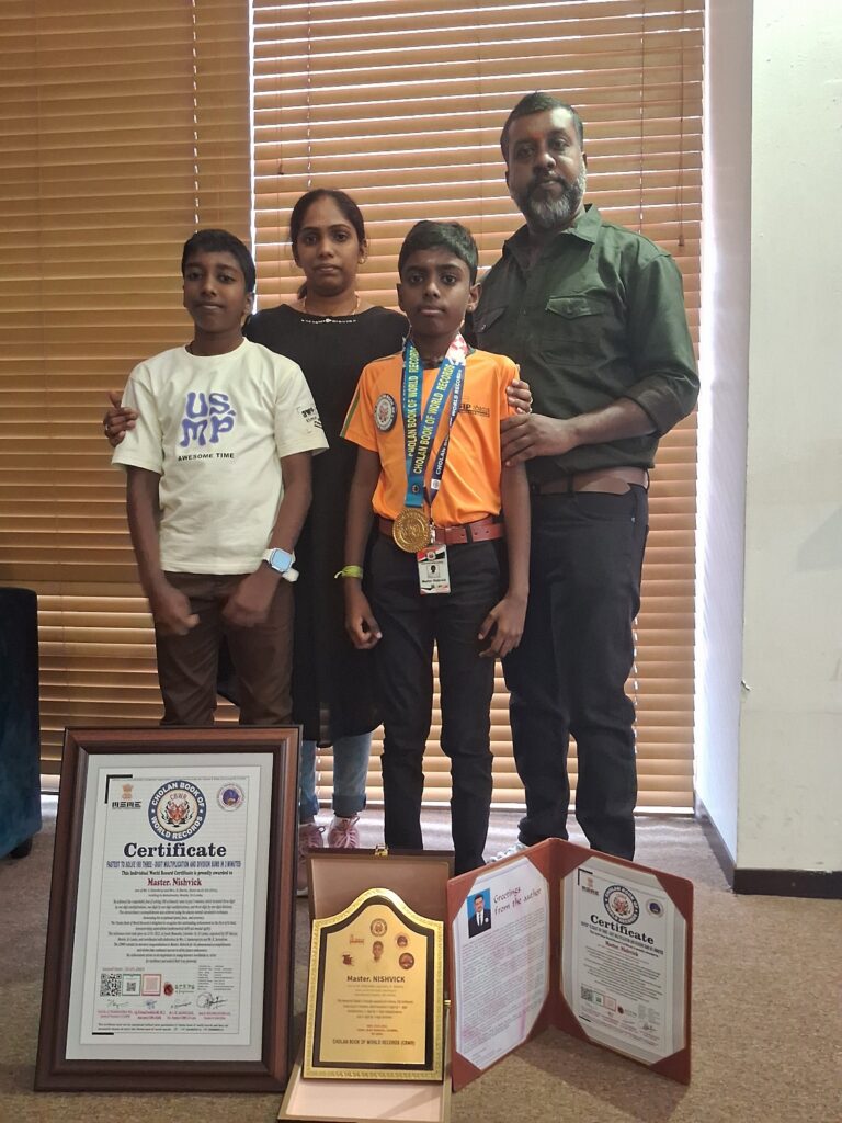 cholan world record by abacus student in matale 5582